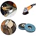 Ximimark 5 Pcs Poly Strip Disc Wheel Paint Rust Removal Clean for Angle Grinder 10016mm,Blue