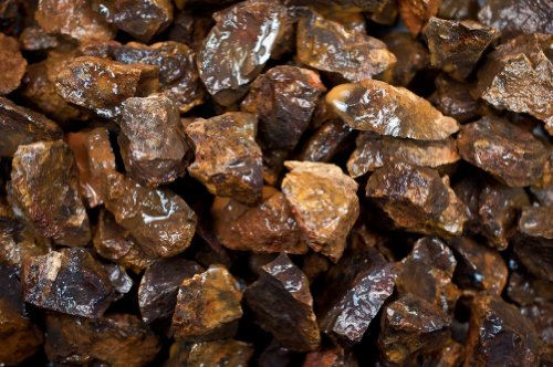 Fantasia Materials: 1 lb Hematite Rough - (Select 1 to 18 lbs) - Raw Natural Crystals for Cabbing, Cutting, Lapidary, Tumbling, Polishing, Wire Wrapping, Wicca and Reiki Crystal Healing