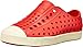 Native Shoes Unisex-Child Jefferson Slip-On, Torch Red/Bone White, 12 M US Little Kid