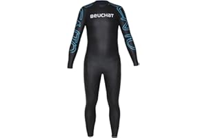 Beuchat Zento Full Wetsuit Smooth Skin 2mm Excellent for Free Diving, Outdoor Swimming, Spearfishing and Scuba (Size Medium)