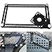 Multi Angle Measuring Ruler, Multifunctional Drill Guide Locator Aluminum Alloy 6-Fold Woodworking Tile Opening Hole Angleizer Template Tool for Builders, Craftsmen, Carpenters