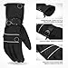 Terra Hiker Men’s Waterproof Gloves, Women’s Winter Warm Ski Gloves 3M Thinsulate Snowmobile Cold Weather Gloves for Adults (Balck, M)