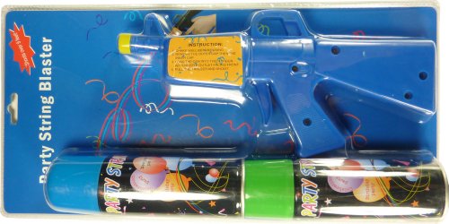 Silly Crazy String Gun - Party String Blaster Gun (12 Pack)