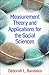 Measurement Theory and Applications for the Social Sciences (Methodology in the Social Sciences Series)