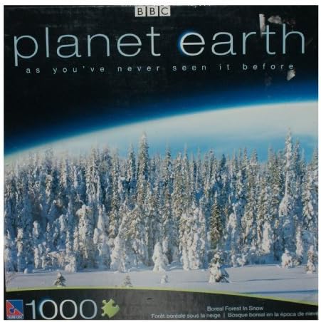 Planet Earth Boreal Forest in Snow Puzzle 1000 Pieces