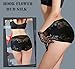 MWMart Women's Sexy Lace Panties High-Rise Tummy Control Lingerie Underwear Briefs Floral Lace Boy Shorts