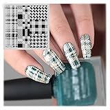 NICOLE DIARY Nail Art Stamp Template Image Stamping Plate Kaleidoscope Designs NDP-112