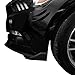 V8 GOD Front Chin Spoiler Winglets in Matte Black for 2015 2016 2017 Ford Mustang