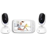 motorola comfort 50 digital video audio baby monitor with 5 inch color screen