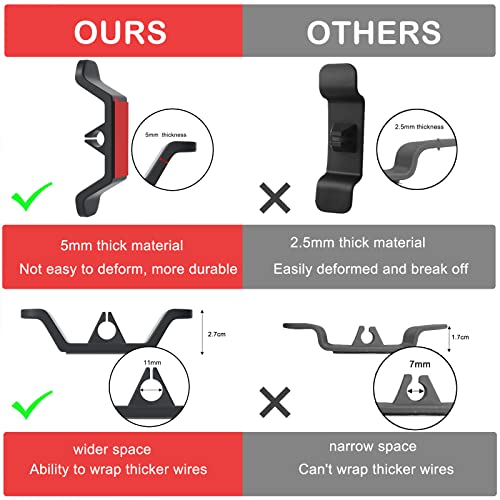 4 Pack Cord Organizer for Kitchen Appliance,Cord Wrap Cords Holder Cable Organizer Wrapper Tidy Wire Rope Storage Stick on Kitchen Appliances Mixers, Coffee Maker, Pressure Cooker and Air Fryer