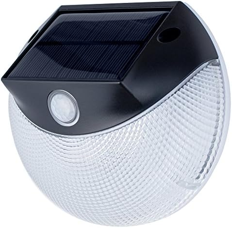 Solar Security Light - Motion Activated LED Wall Light by OUTDOOR MOOD - Warm & Bright Modes, Weatherproof Solar Light, Wall Light for Deck, Grill, Patio, Stairs, Garden, Path & Pool