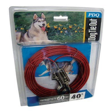 Boss Pet Products Q3540 SPG 99 Cable Dog Tie Out 40' Large