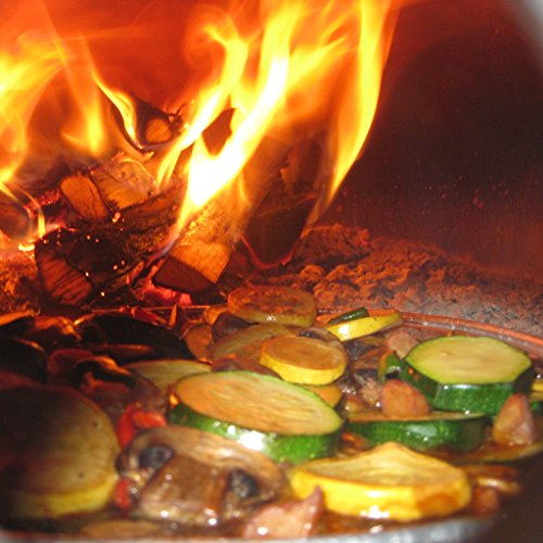 Chicago Brick Oven Wood-Burning Outdoor Pizza Oven, CBO-500 Countertop Oven with Silver Vein Hood