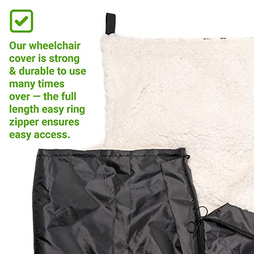 Universal-Fleece-Lined-Wheelchair-Cover-with-Inside-Pocket-Easy-Access-Zip-Waterproof-Outside-Cosy-Warm-Inside-Covers-Leg-Lower-Body-Protects-from-Cold-Wind-or-Rain