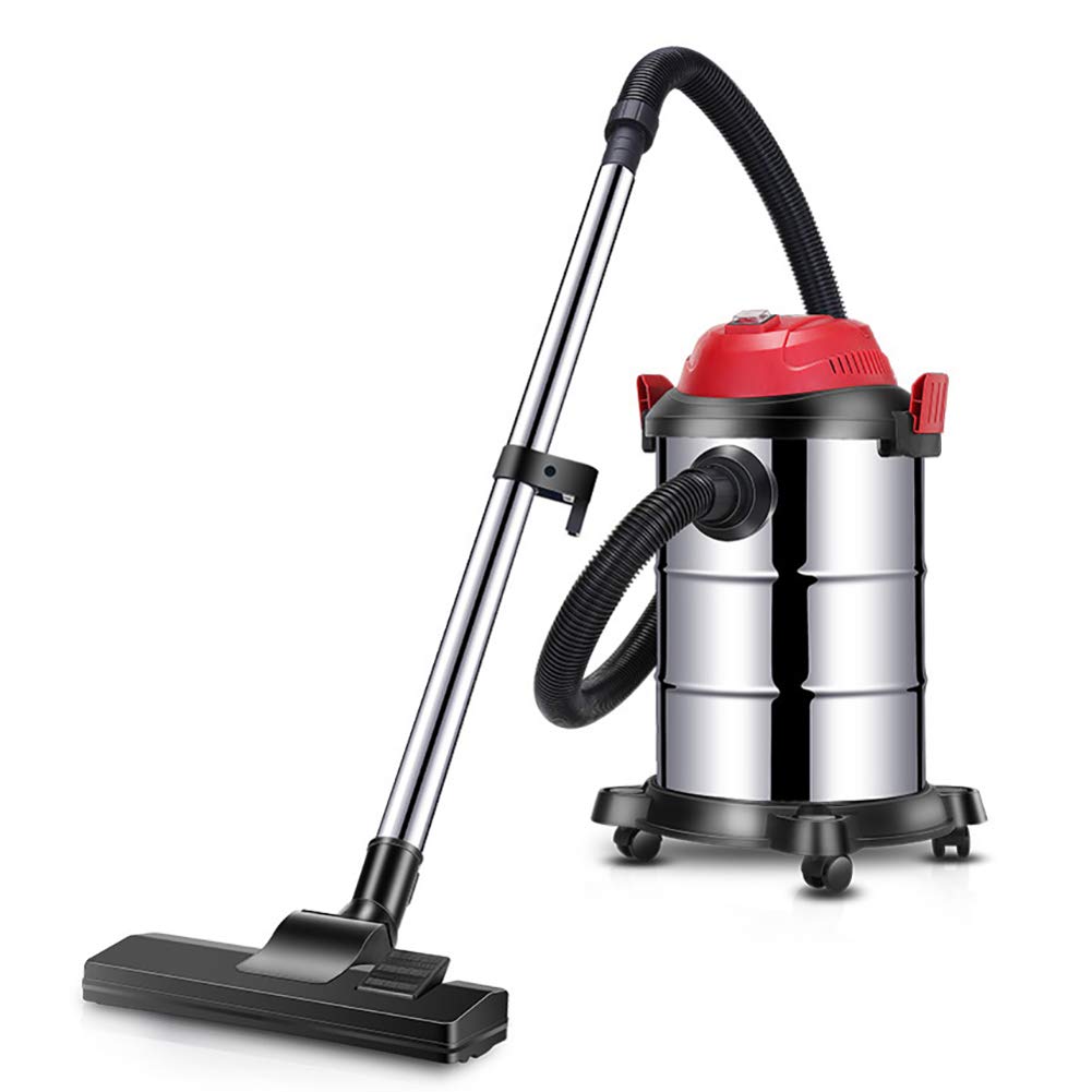 OR&DK Large Capacity Canister Vacuum Cleaner. Dry and Wet Multi-Purpose Industrial Vacuum Cleaner 20kpa, 15l-Silvery 15L