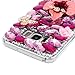S8 Plus Case,Samsung Galaxy S8 Plus Case 3D Handmade Bling Colorful Diamonds Champagne Flower Butterfly Shiny Sparkle Rhinestone Gems Crystal Clear Full Body Protection Hard PC Cover by Mavis's Diary