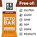 Perfect Keto Bars Bundles - The Cleanest Keto Snacks with Collagen and MCT. No Sugar Added, Keto Diet Friendly - 3g Net Carbs - Keto Diet Food Dessert (Variety flavors, 36 Bars)