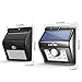 Litom Super Bright 8 LED Solar Powered Wireless Security Motion Sensor Light Wireless Security Light