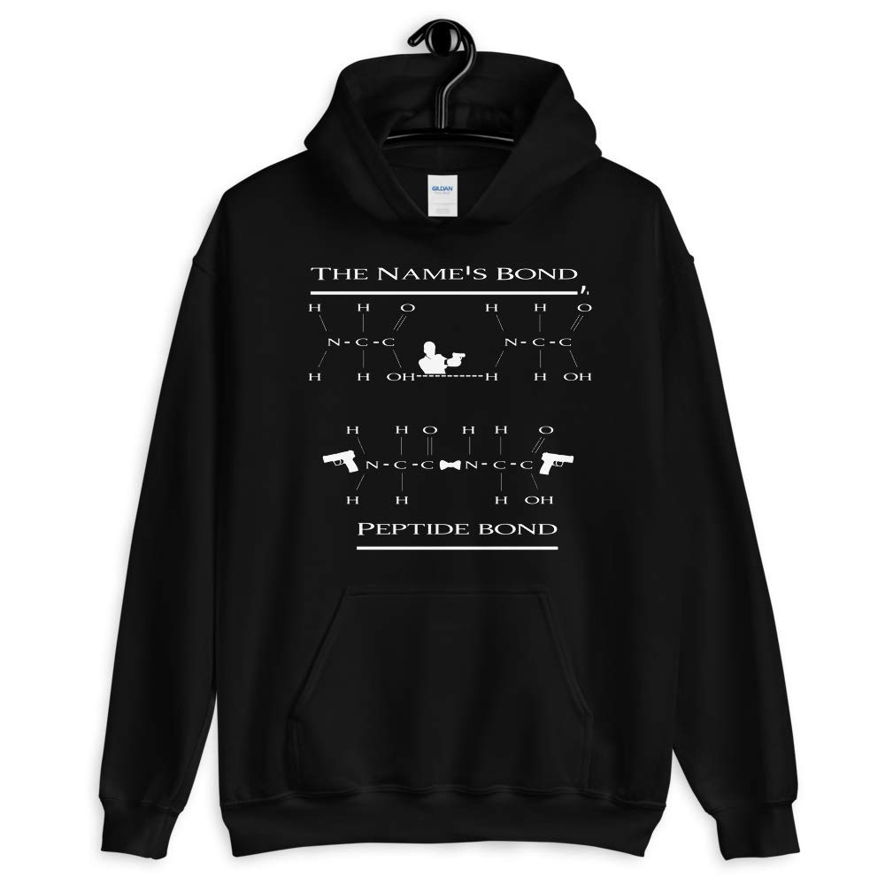 Science Hoodie - Funny Nerdy Gifts for Men and Women - Peptide Bond
