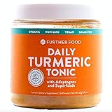 Daily Turmeric Tonic: Organic Turmeric Boosted with 7 Superfoods & Adaptogens | Makes a Perfect Golden Milk | Sugar-Free, Non-GMO, Vegan (2.12 oz.)