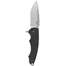 Benchmade Precinct 320 Knife, Plain Drop-Point, Satin Finish