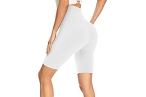 GAYHAY High Waisted Biker Shorts for Women - 8"/5"/3" Soft Black Spandex Shorts for Workout Volleyball Yoga Dance