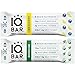 IQ BAR Brain + Body Bar, Get Up And Go Variety Pack, 10g Plant Protein, 1-2g Sugar, 4g Net Carbs, Keto, Paleo Friendly, Vegan, Gluten Free, Low Carb, 1.6oz Bar, 6 Count