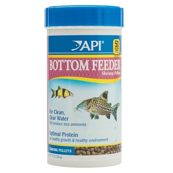API BOTTOM FEEDER SHRIMP PELLET 7.9 OUNCE (2...