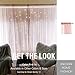 jinchan Sheer Curtains for Girl's Room 84 Inch Length 2 Panels Bedroom Curtains Pink Voile Window Curtains for Living Room Rod Pocket Drapes Light Diffusing Outdoor Curtains
