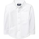 The Children's Place Baby Boys' Long Sleeve Oxford Button Down Shirt