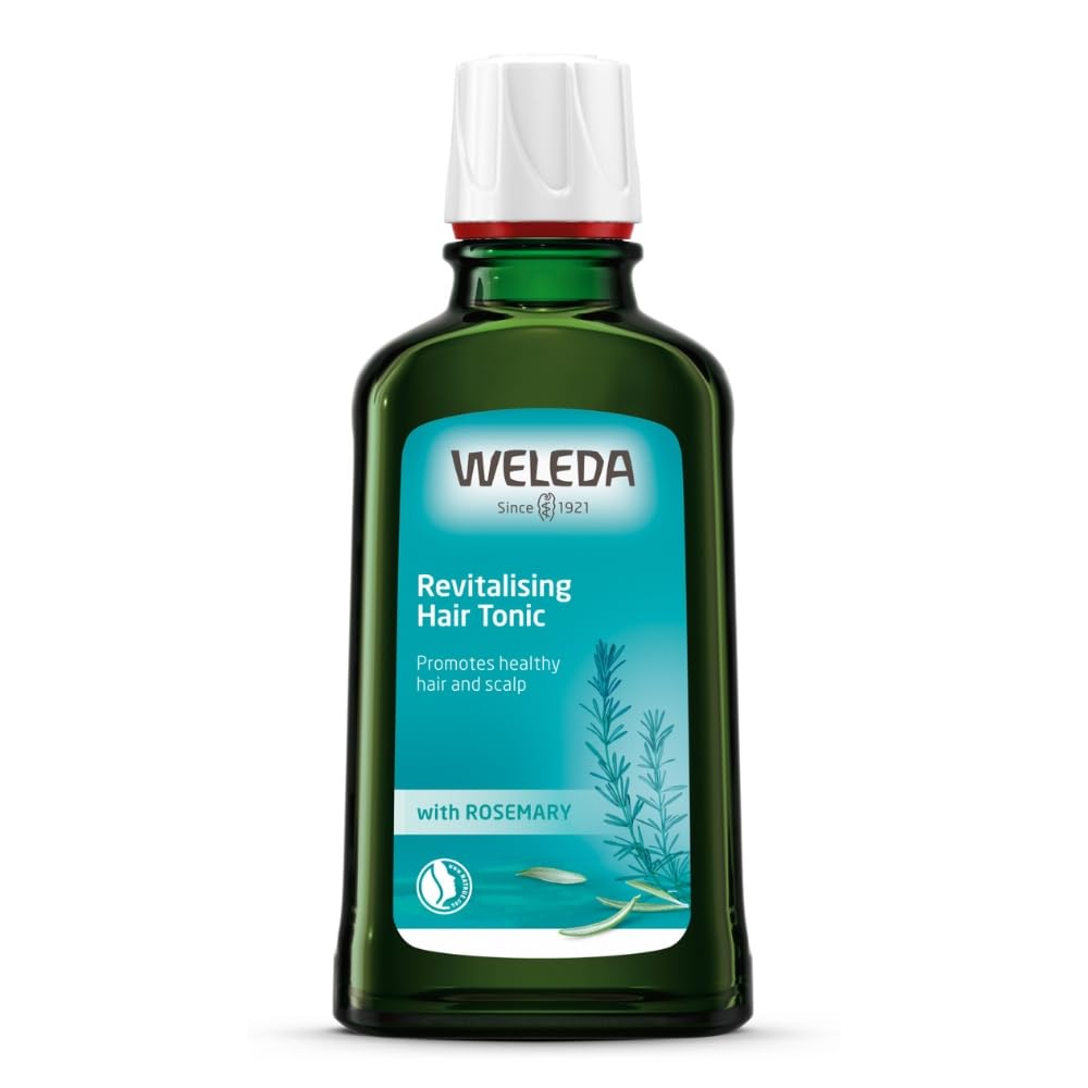 Weleda Rosemary Oil Revitalising Hair Tonic, Hair Growth, Thinning Hair, Hair Loss, Healthy Scalp, Women & Men, Natural & Organic, Vegan, Zero Plastic 100ml