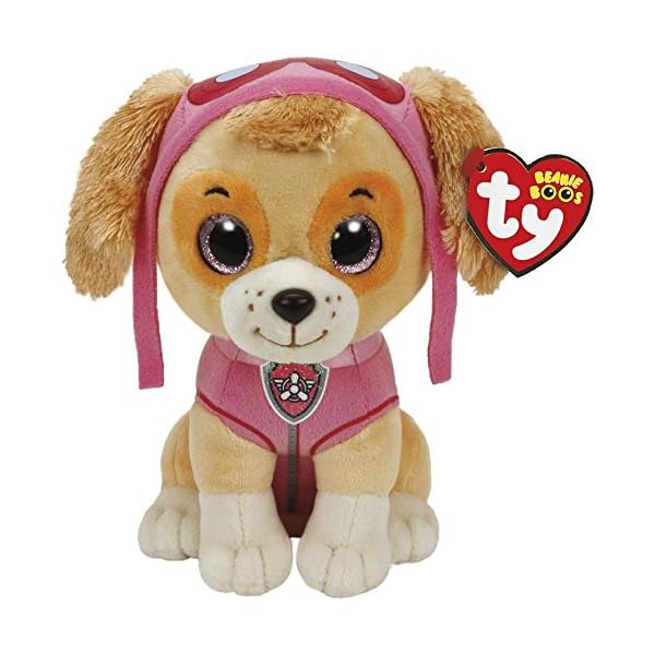 Ty Toys T41210 Skye Cockapoo-Paw Patrol-Reg, multicolored, 15cm
