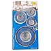 Juvale 4-Pack Stainless Steel Kitchen Sink Drain Strainer - Mesh Screen Sink Strainer and Hair Catcher for Bathroom (4.3