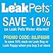 Water Leak Monitoring Sensor with Alarm 1 pack - Leak Puppy Electronic Water & Flood Leak Detector - Detects as Little as 1/32