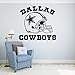 Dallas Cowboys Vinyl Decal Sticker Wall Football Logo NFL Sport Home Interior Removable Decor (22