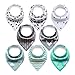 8-Pack Baby Bandana Bibs Upsimples Drool Bibs for Baby Drooling and Teething,with 4 Straps for Teething Toys,Baby Shower Gift Set