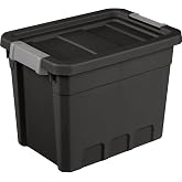 Sterilite Tote Stacker Black 7.5GA 14839006