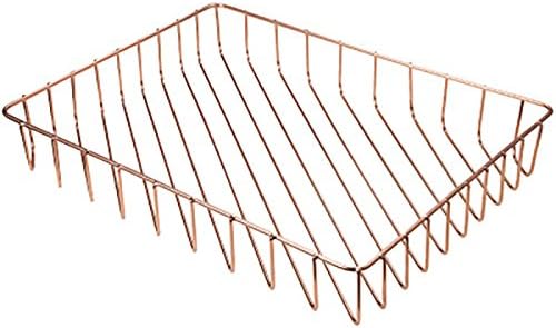 Rose Gold plated file basket can be placed in documents or other cultural products suitable for office and family use. (Rose Gold)