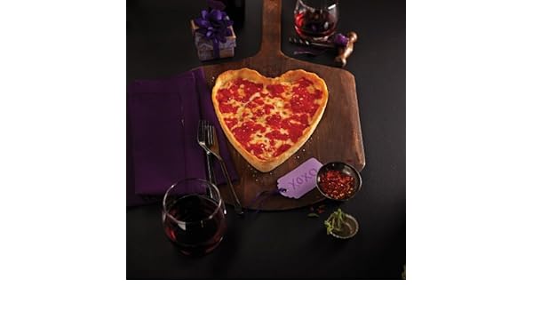 Amazon Com Valentine S Day Heart Shaped Pizza Gift Package 1