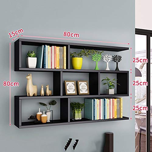 JYZJ Estante de pared para sala de estar, dormitorio, estante de pared