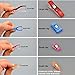 Sewing Clips,Quilting Supplies Pack of 119 Multipurpose Plastic Clips with Tin Box for Crafting,Crochet and Knitting,All Purpose Multicolor Clips for Quilt Binding,Paper,Blinder