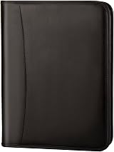 Leathario A4 Portfolio Folder with Notepad Vegan Leather Conference Organizer view 7