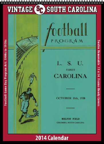 South Carolina Gamecocks 2014 Vintage Football Calendar by Asgard Press (2013-08-01) by 