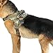 EXCELLENT ELITE SPANKER Tactical Dog Harness Military Training Patrol K9 Service Dog Vest Adjustable Working Dog Vest with Handle(Multicam-L)