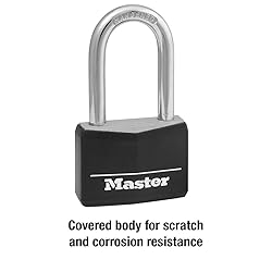 Master Lock Covered Aluminum Locker Locks with Key