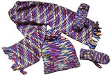 N'Ice Caps Little Kids Unisex Digital Print Knitted Hat/Scarf/Mitten Set