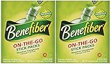 Benefiber Stick Pack Fiber Supplement, Taste Free, Dissolves Completely 28-4g(0.14oz) 2PACK TOTAL 56 STICKS