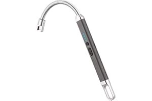 MEIRUBY Electric Candle Lighter, Birthday Christmas Stocking Stuffers Gifts for Women Mom Men Wife Sister, USB Arc Rechargeable Windproof Long Lighter for Candle BBQ Housewarming Gift Idals