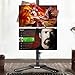 Suptek Dual LED LCD Monitor Stand up Free-Standing Desk Mount Extra Tall 31.5″ Pole Heavy Duty Fully Adjustable Stand Vertical Array for 2 / Two Screens up to 27 inch (ML6802)thumb 1