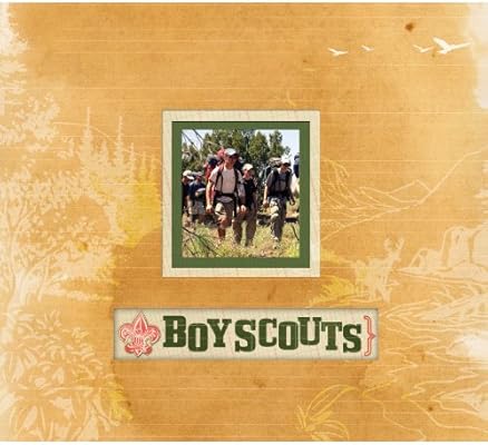 boy scout picture frame